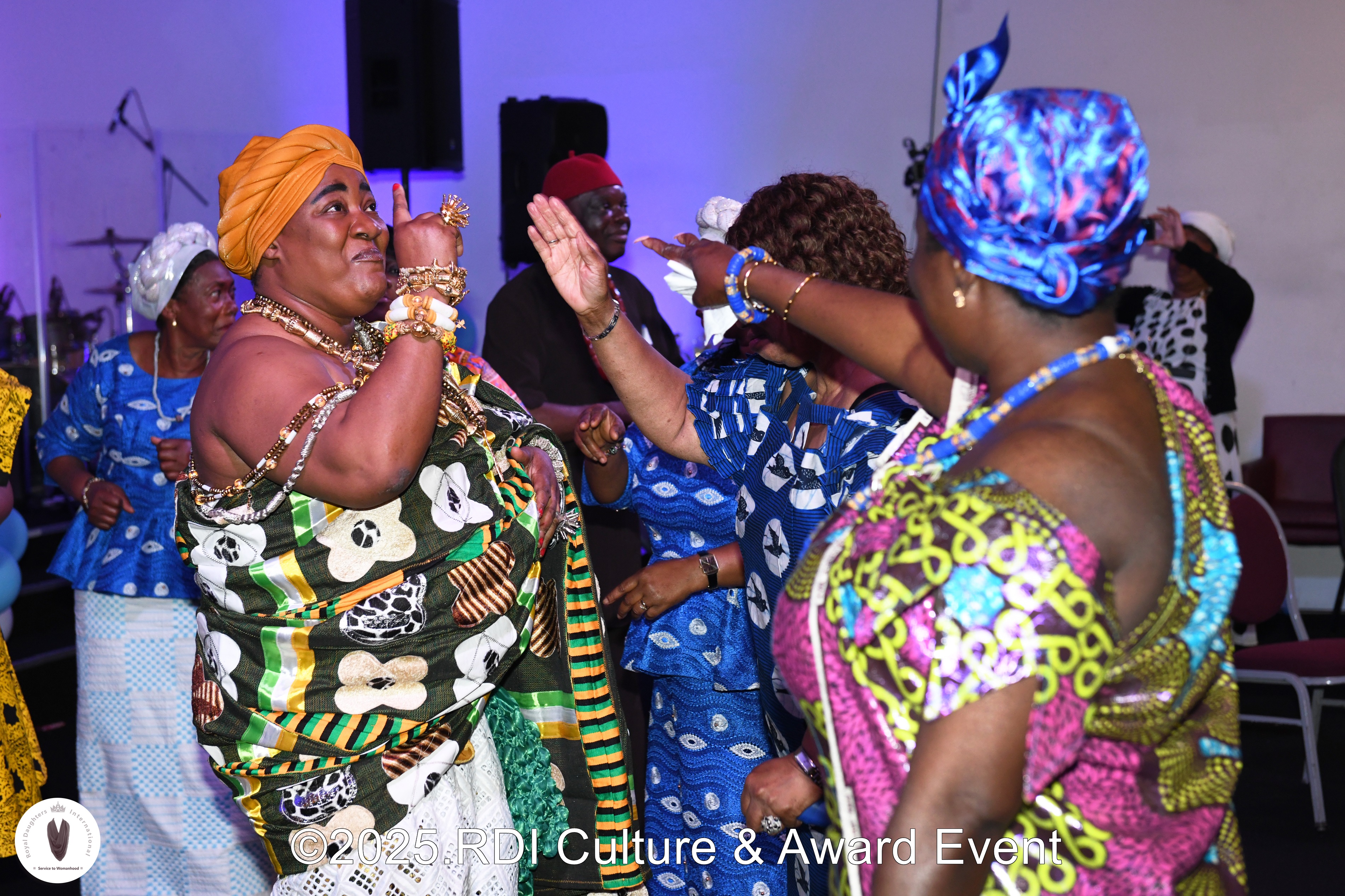 Ghanaian queenmothers doing the Adowa dance (2025)